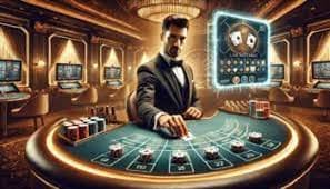Pengguna membaca syarat bonus di layar mobile